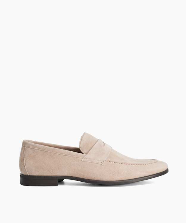 Barclays Sand - Suede Loafers
