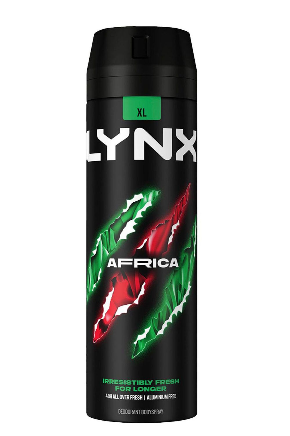 Lynx Africa Body Spray XL 48-Hour HD Fragrance Deodorant, 200ml, 18 Pack
