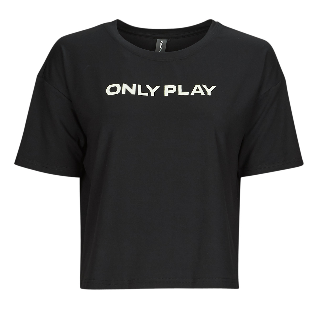Only Play - ONPFONT LOGO SHORT SS TRAIN TEE - Black