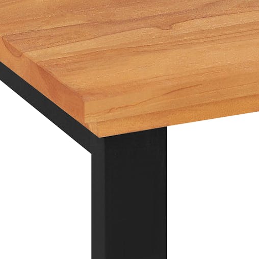 NNEVL Desk 120x45x75 cm Solid Wood Teak