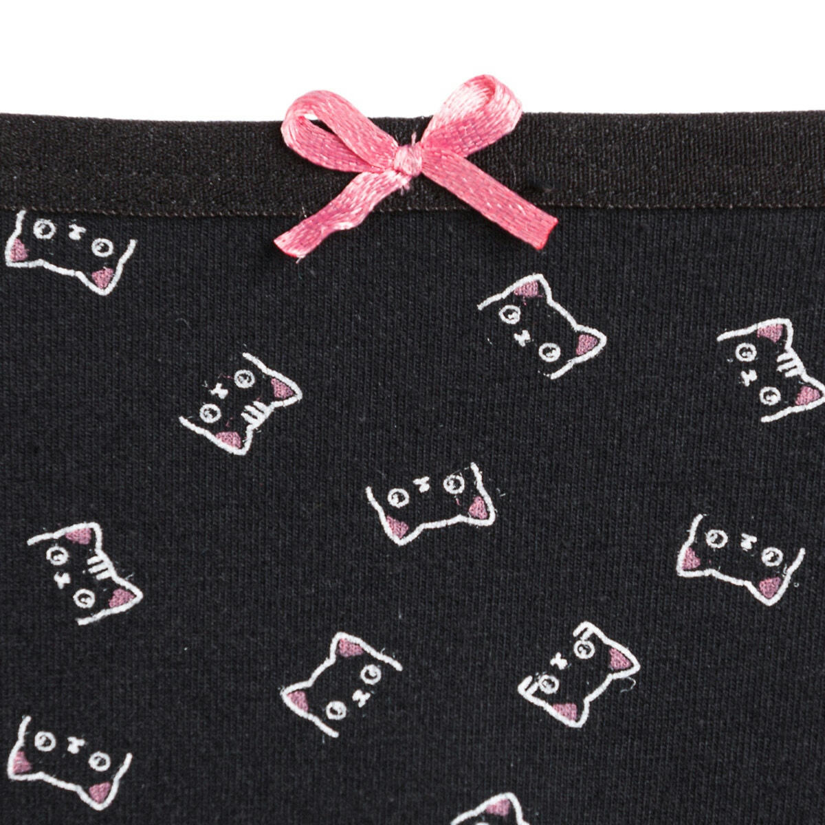 Lot de 7 culottes fantaisie, motifs chat