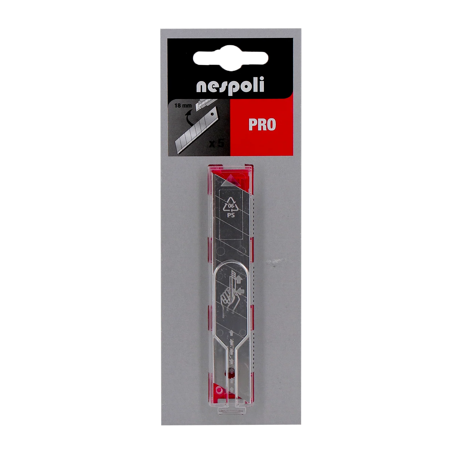 Nespoli KIt 5 lames de cutter 18 mm