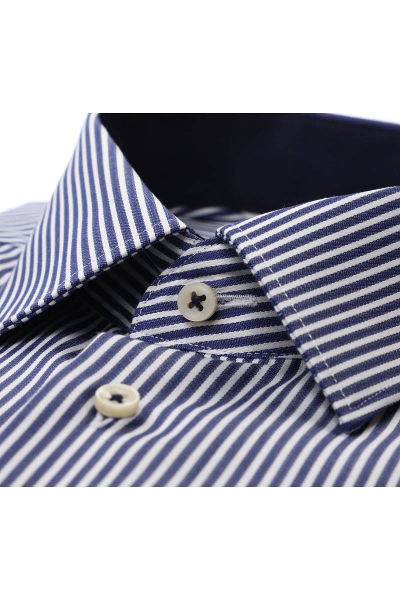 ETERNA Slim Fit Hemd marine, Gestreift