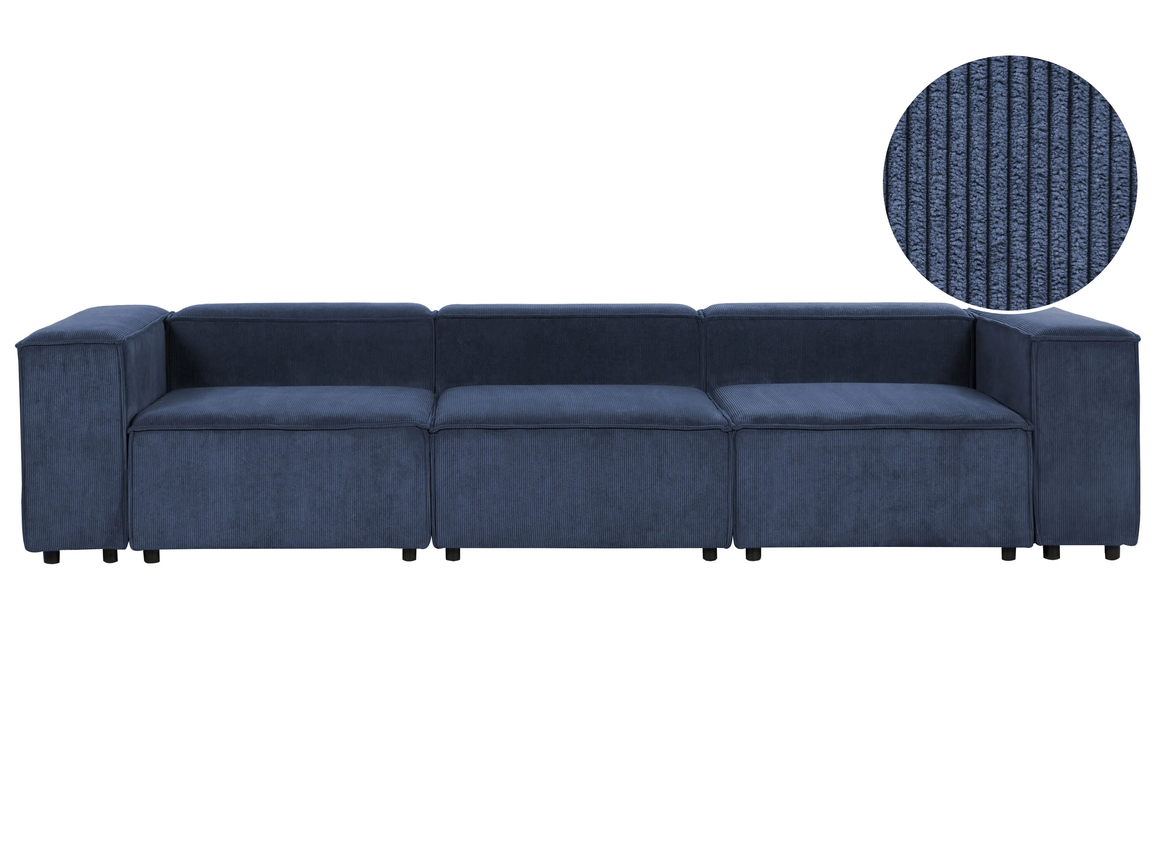 Ottoman ARDAL Corduroy Dark Blue
