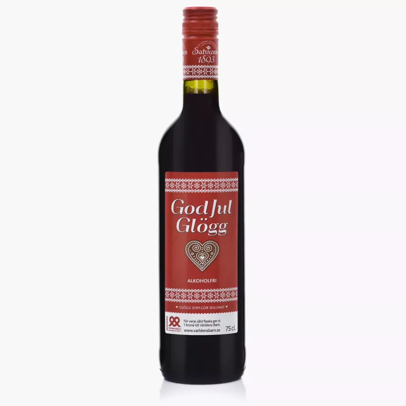 Napój szwedzki dodatek do wina bezalkoholowy SATURNUS GOD JUL GLOGG 750 ml