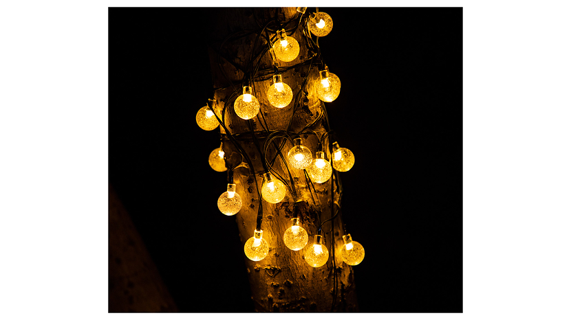 Girlanda solarna Bubble LED 20-punktowa