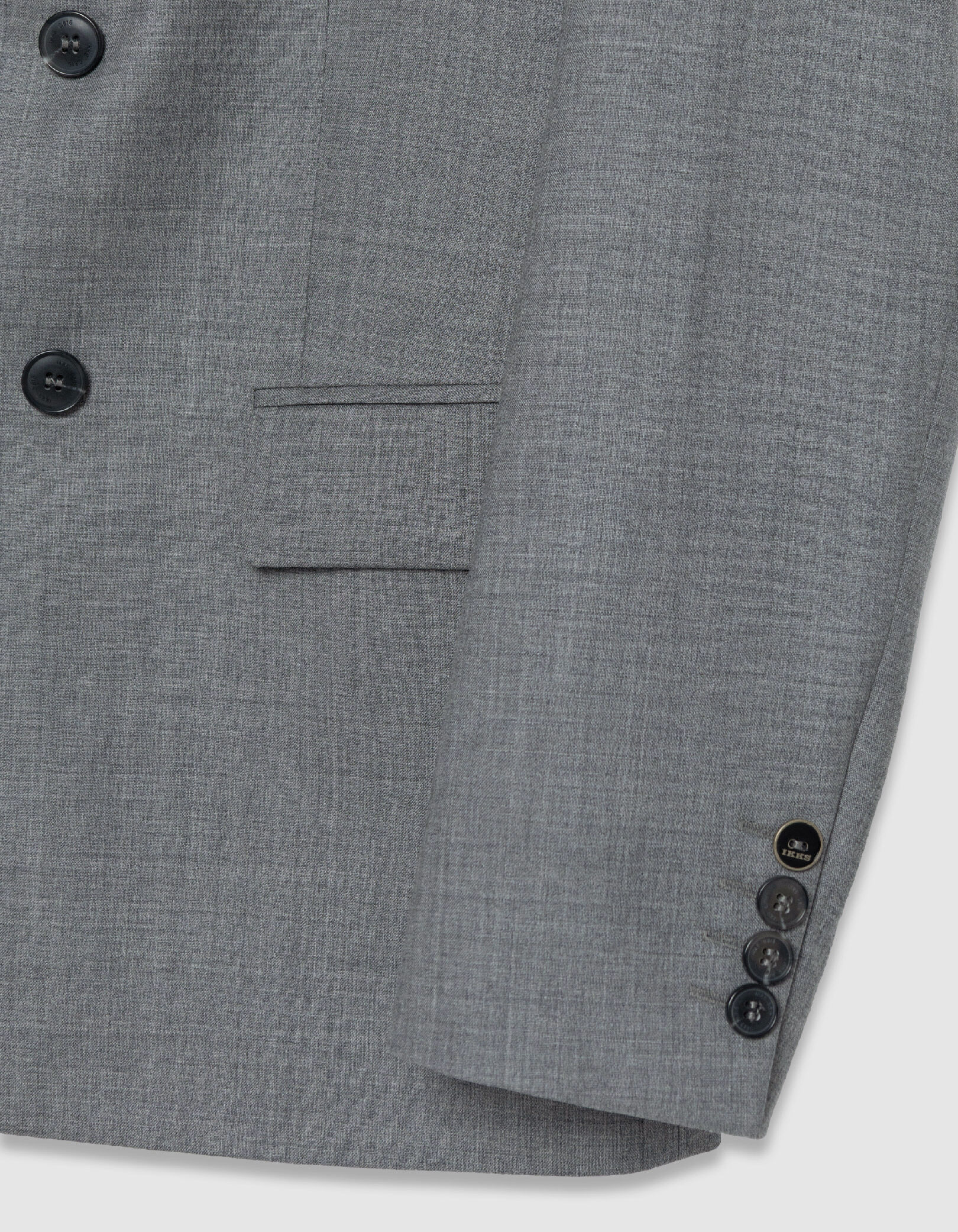 Veste de costume grise boutonnage croisé Homme
