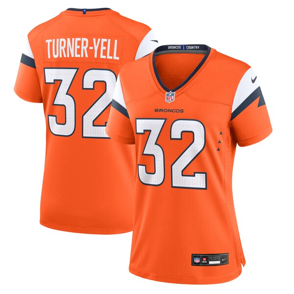 Delarrin Turner-Yell Denver Broncos Nike Women's Team Game Jersey -  Orange