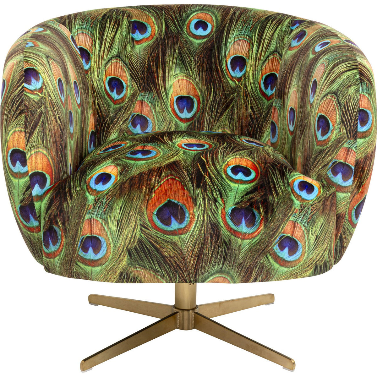 Kare Design Draaifauteuil pauw
