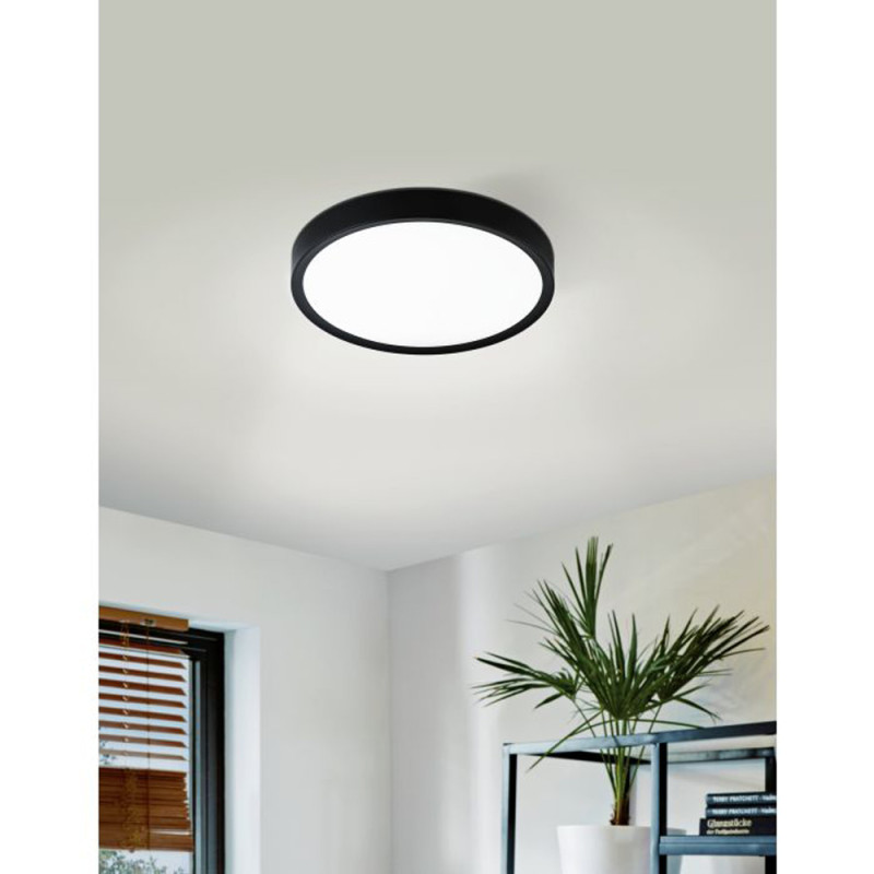 Plafonnier LED Giglio noir 14,6 W EGLO