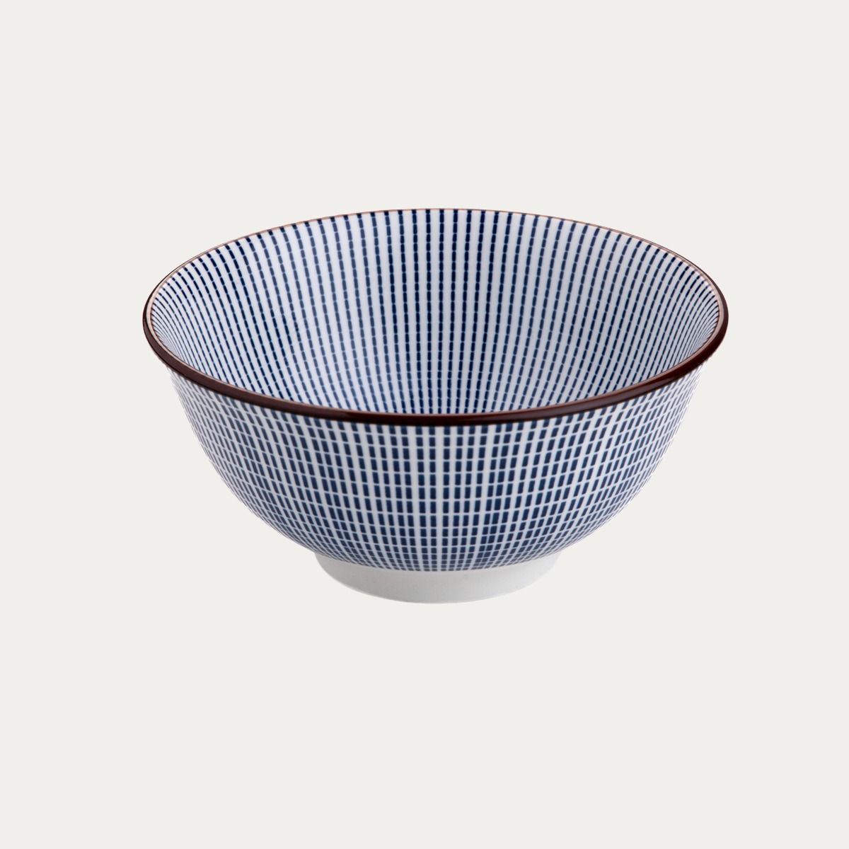 Miska NAVIA granatowa z brązową obwódką 15 cm