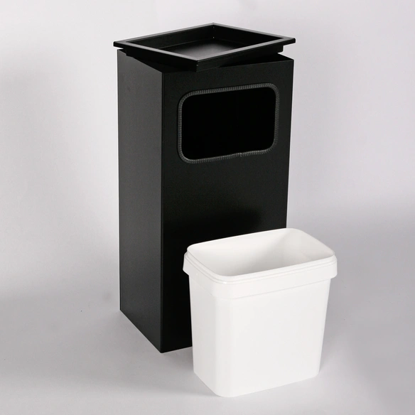 Aschenbecher, BxHxL: 30 x 62 x 23 cm, für: innen/überdachter Außenbereich