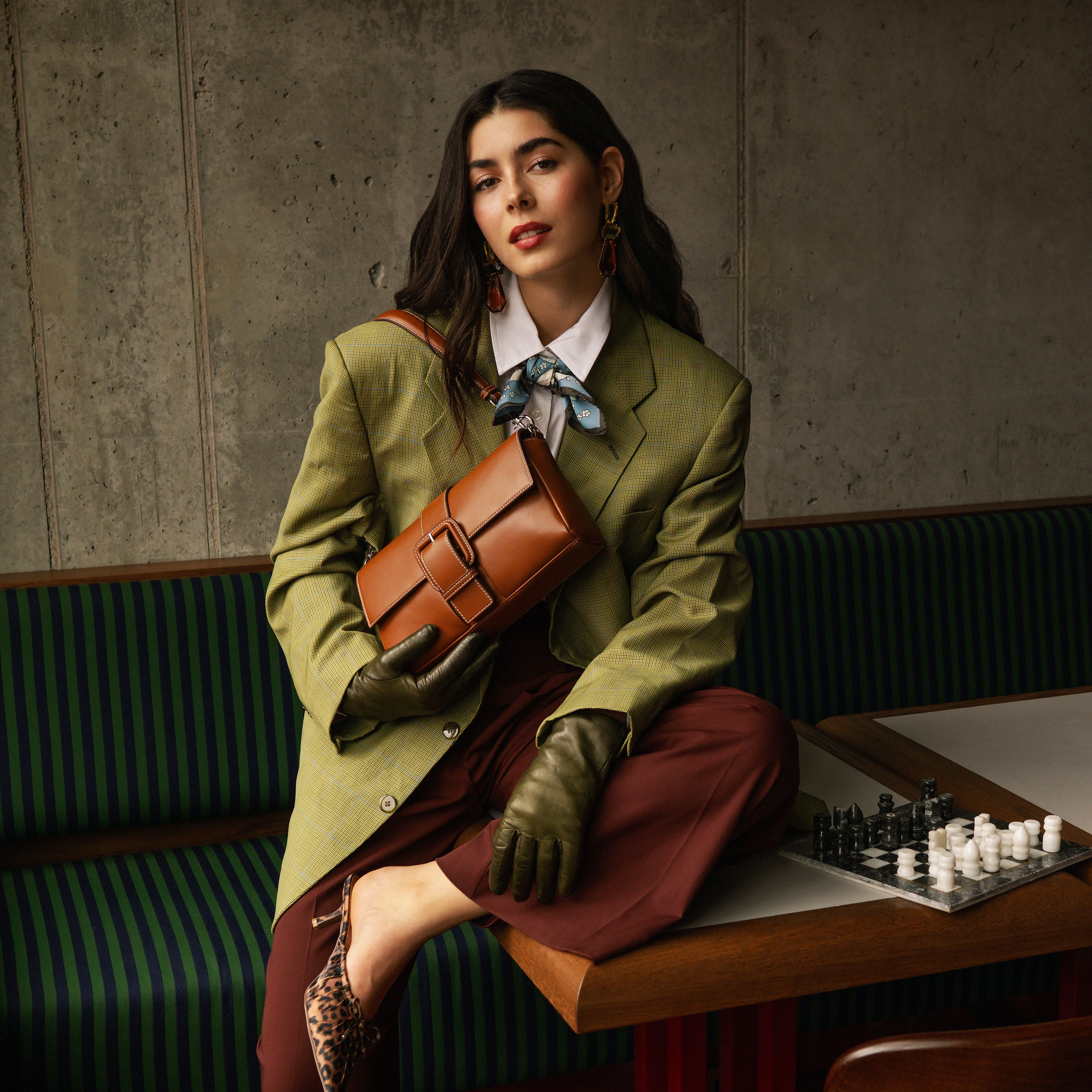 The Elsie – 2-in-1 Vegan Leather Handbag in Affogato