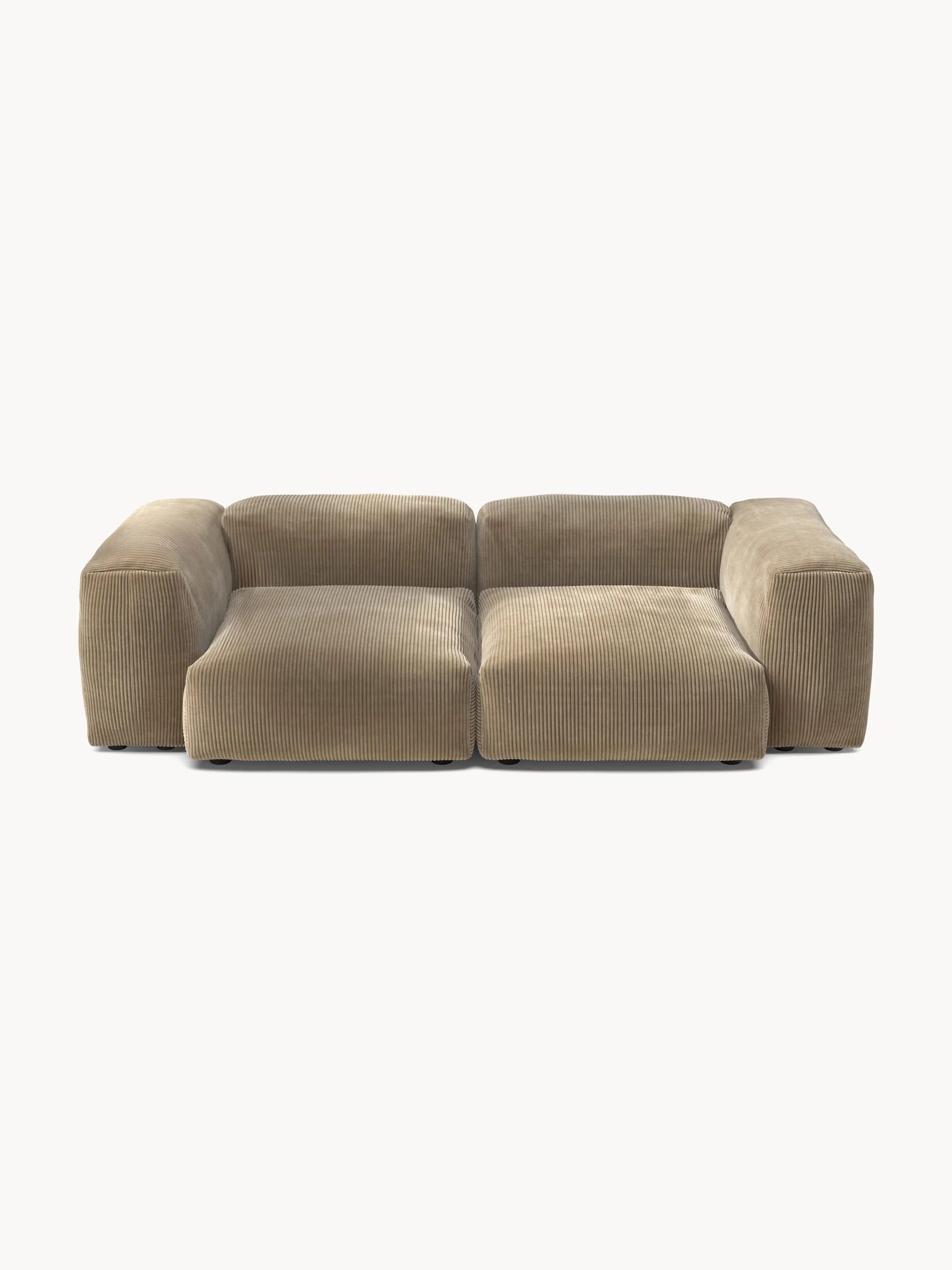 Modulares Cord-Sofa Vetsak (2-Sitzer)
