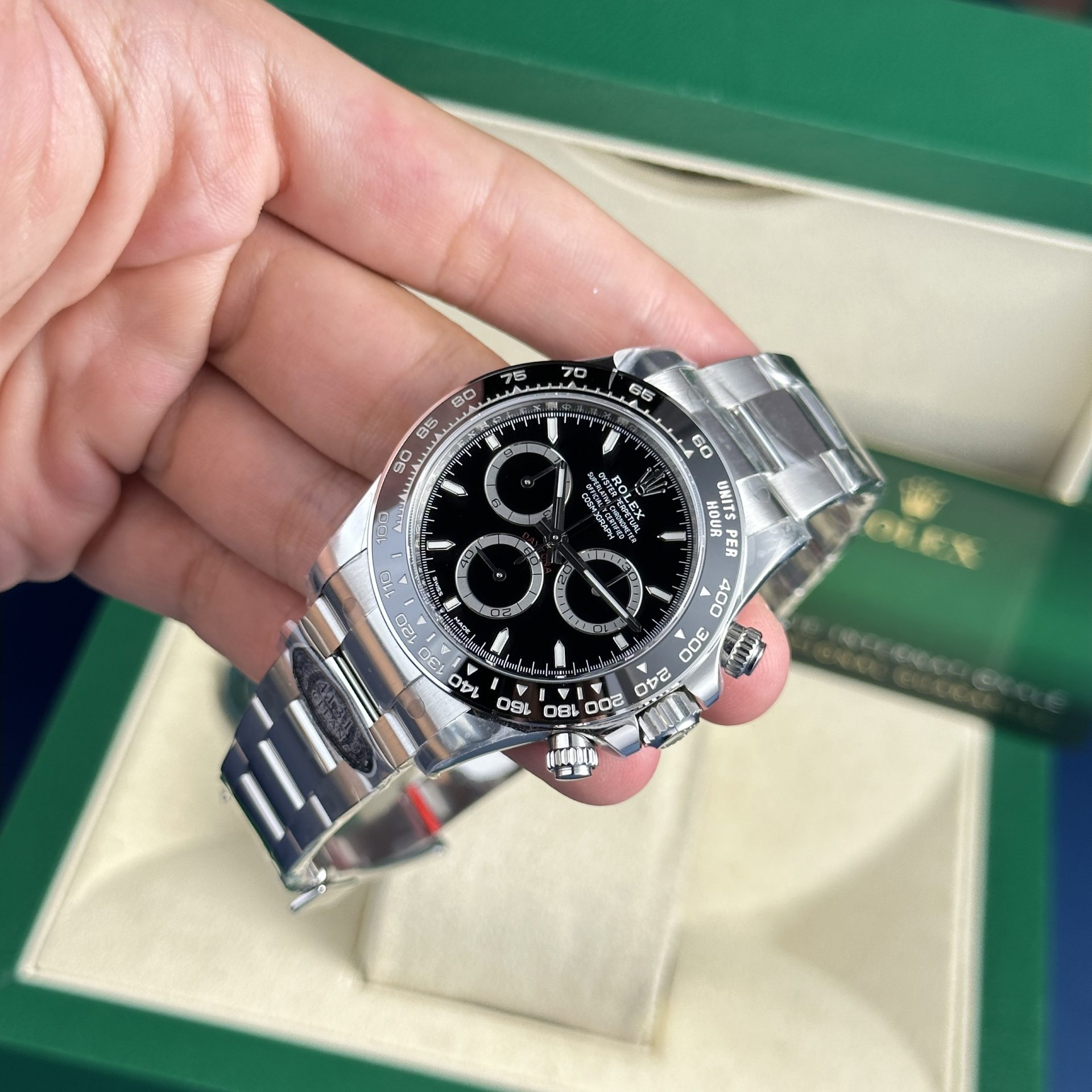 Rolex Daytona 126500LN Godzilla 904L Steel Black Dial 40mm Oyster Super Clone