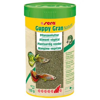 sera Guppy Gran Nature Plant Food