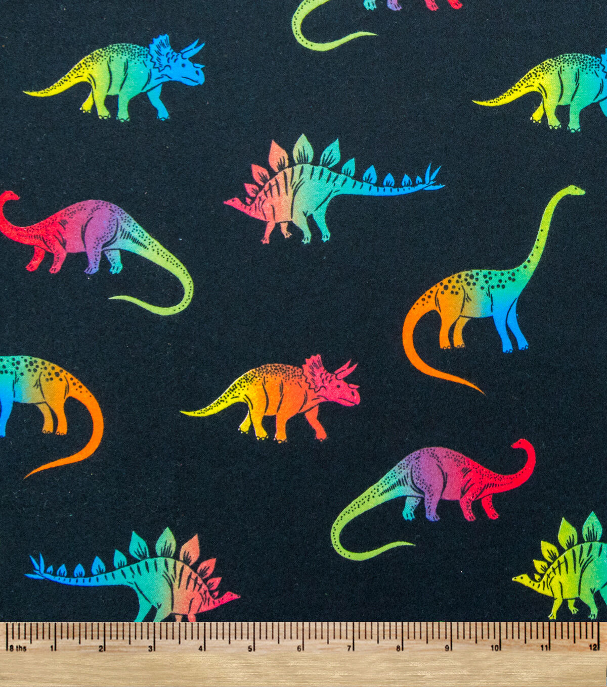 Ombre Dinosaur Super Snuggle Flannel Fabric