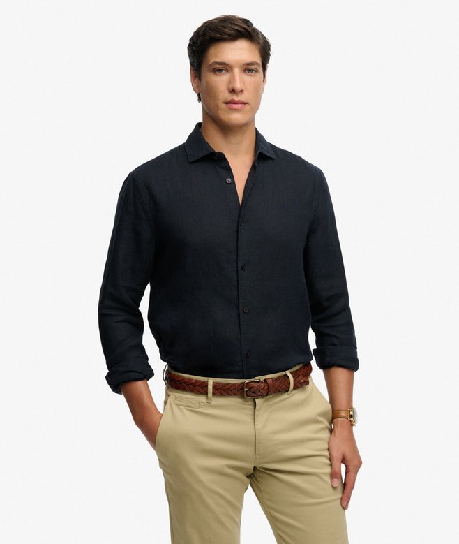 Riviera Long Sleeve Linen Shirt