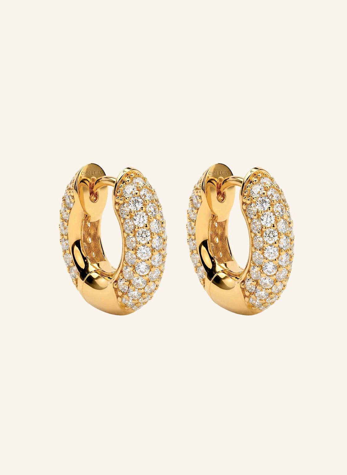 OHH LUILU Creolen MINI DISCO HOOPS by GLAMBOU