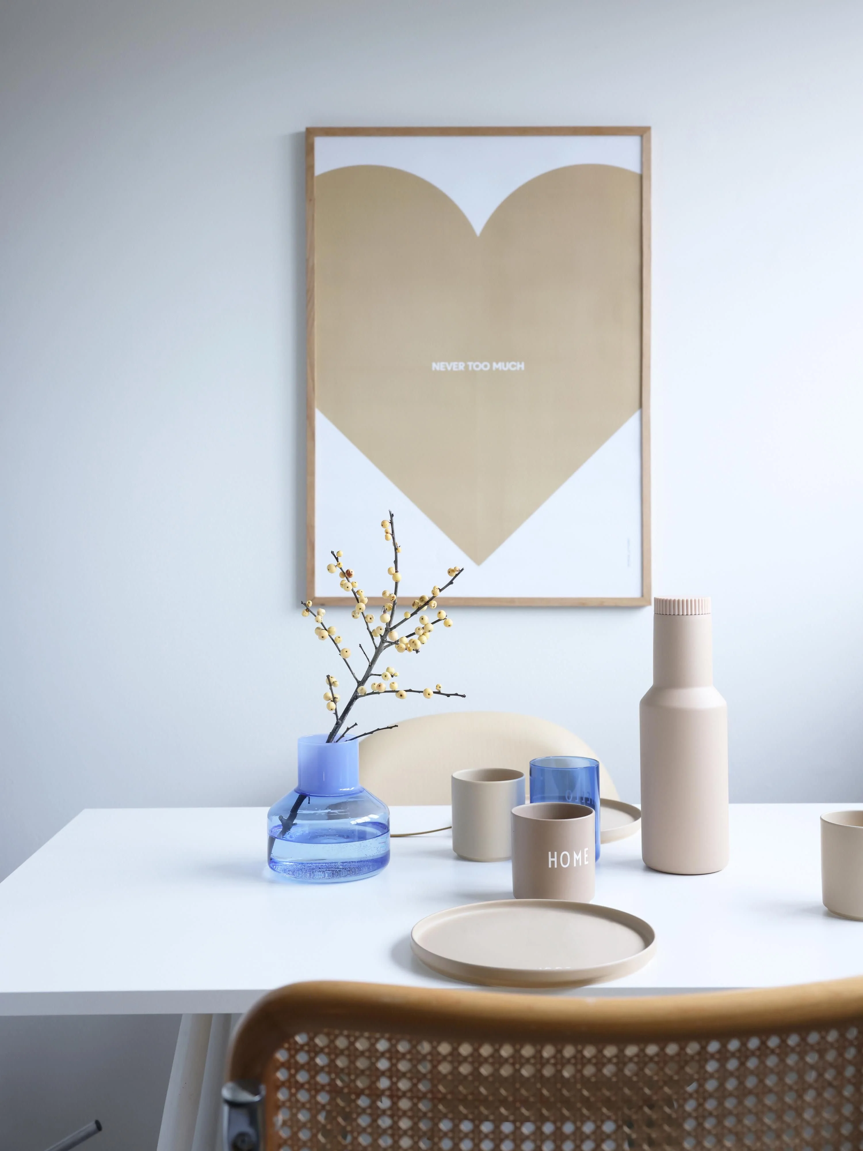 Vase Generous aus Borosilikatglas