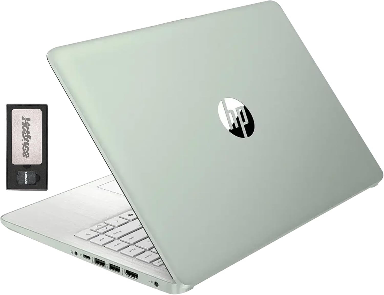 HP Stream 14 HD BrightView Laptop, Intel Processor N150, 4GB RAM, 1.12TB Storage (128GB UFS + 1TB Docking Station), Intel UHD Graphics, 720p Camera, Wi-Fi, 1 Year Office 365, Win 11 S, Willow Green