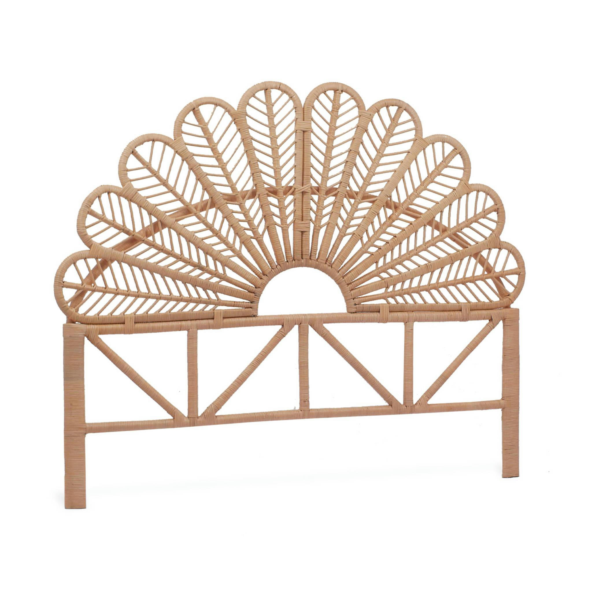 ANGGUN - Tête de lit en rotin naturel