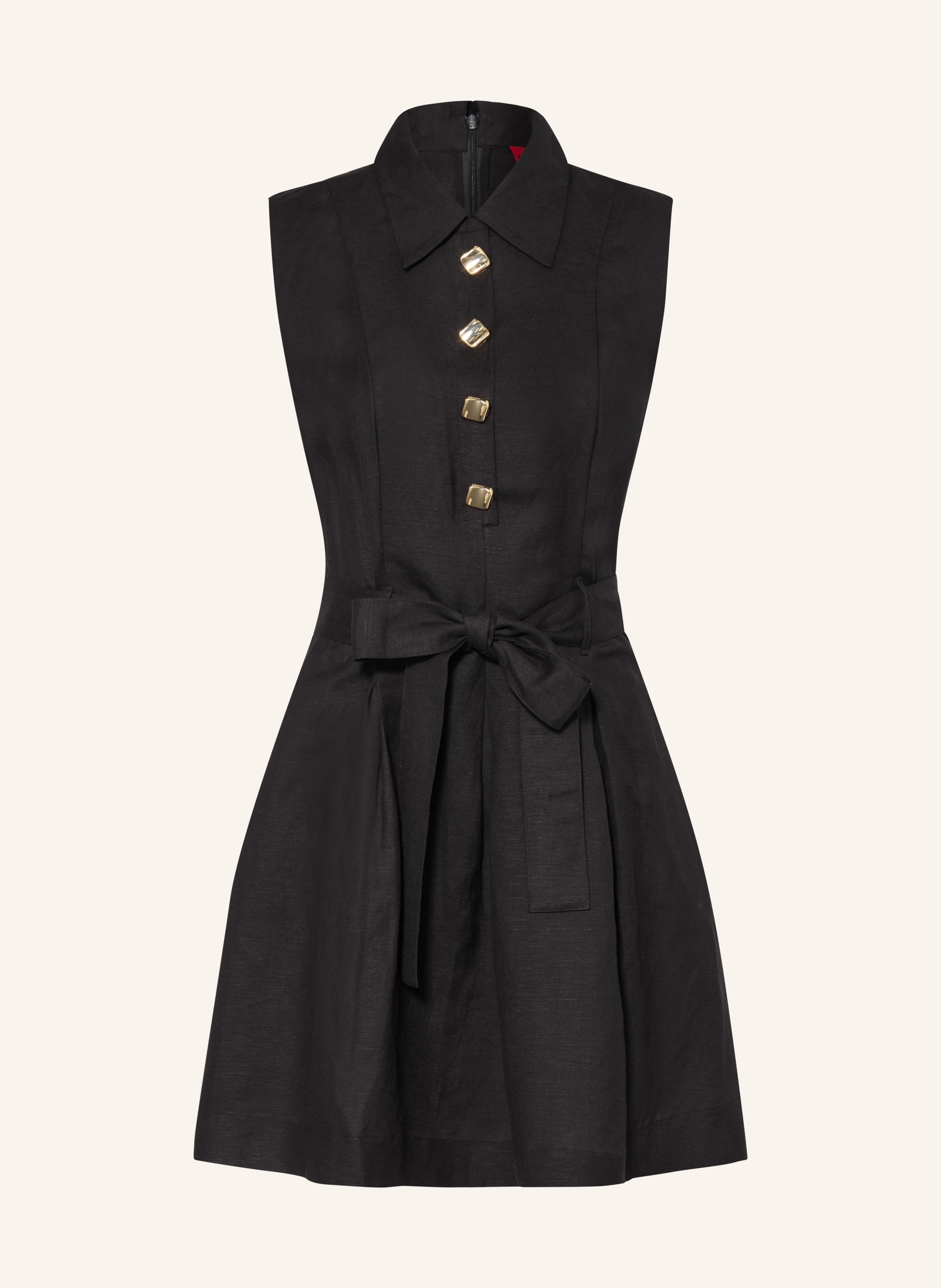HUGO Hemdblusenkleid KALEISI mit Leinen