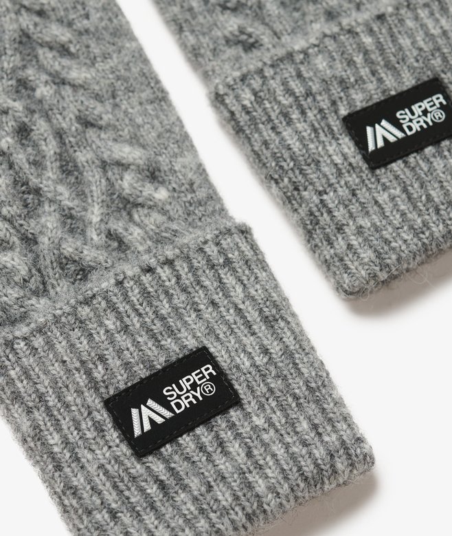 Cable Luxe Handwarmer Gloves