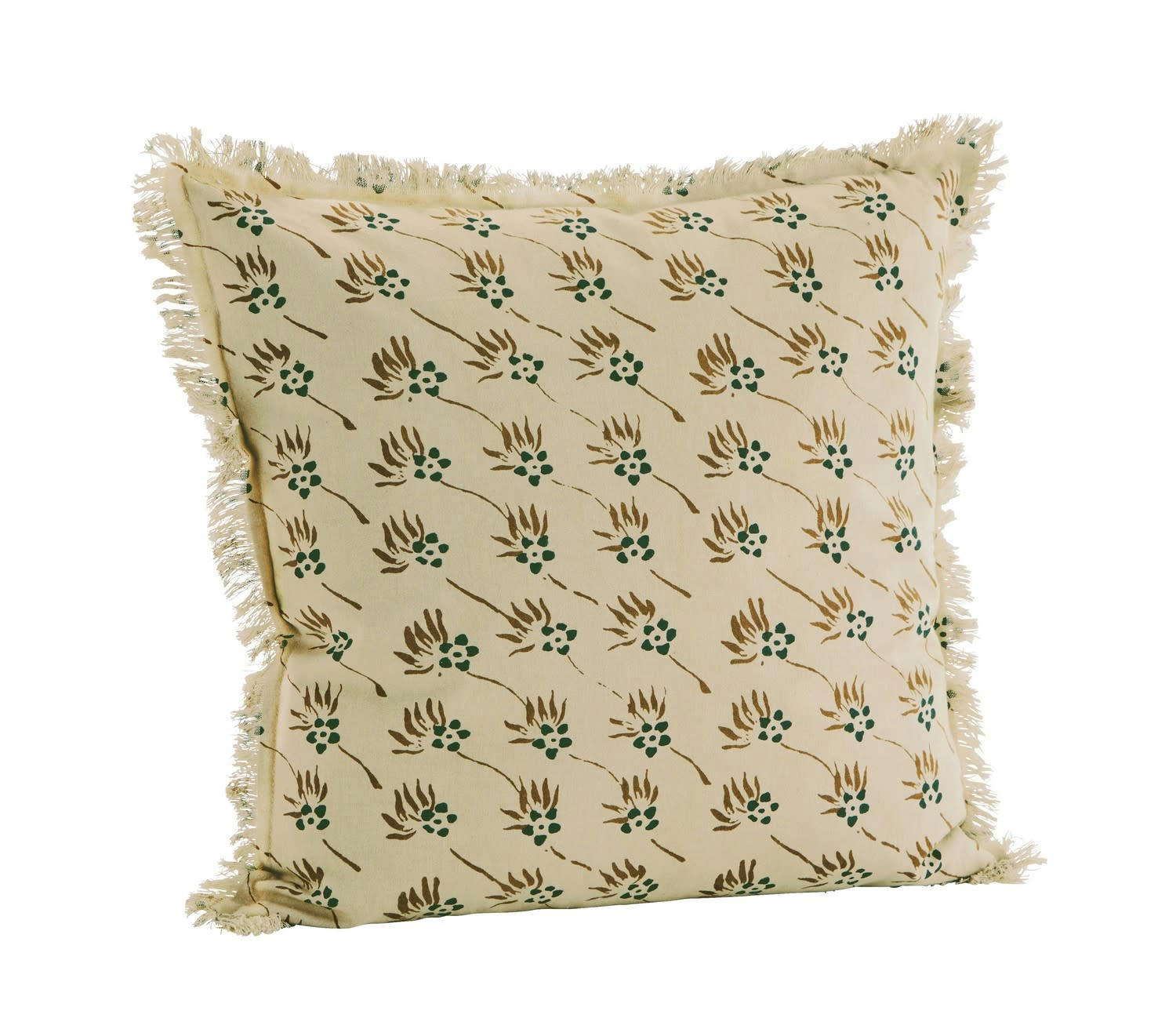- Coussin Coton Beige 50X50