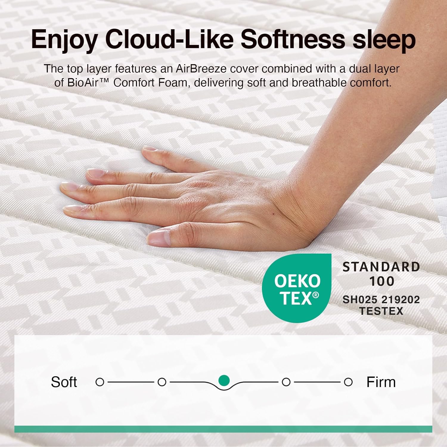 Novilla King Size Mattress, 12 Inch King Mattresses in a Box with Smarts™ Pocket Coil for Pressure Relief, Medium Plush Foam and Spring Hybrid Colchones with CertiPUR-US Certified