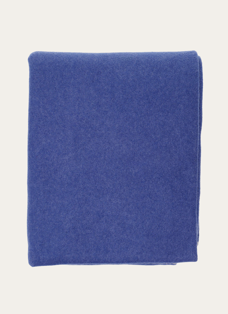 PLAID POLAIRE BICOLORE BLEU