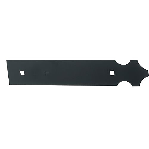 Contre penture aluminium noir longueur 370mm - TORBEL - 11PAC3J