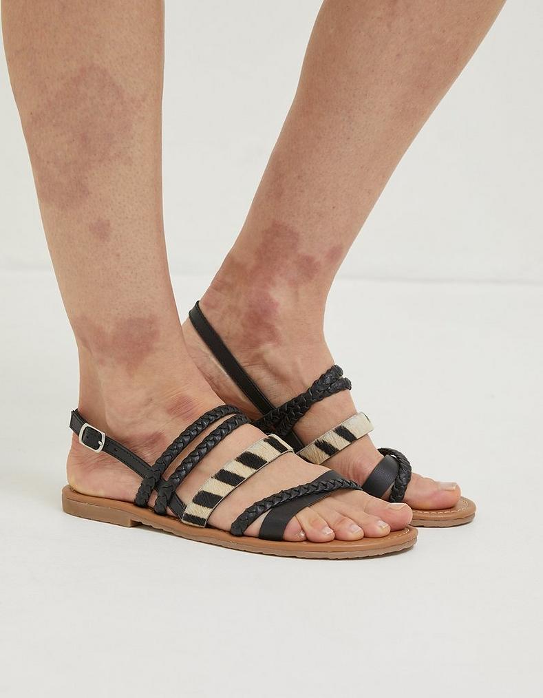 Xanthe Zebra Sandals