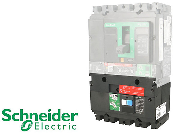 Bloc Vigi tétrapolaire pour disjoncteur Schneider ComPacT NSX 250A