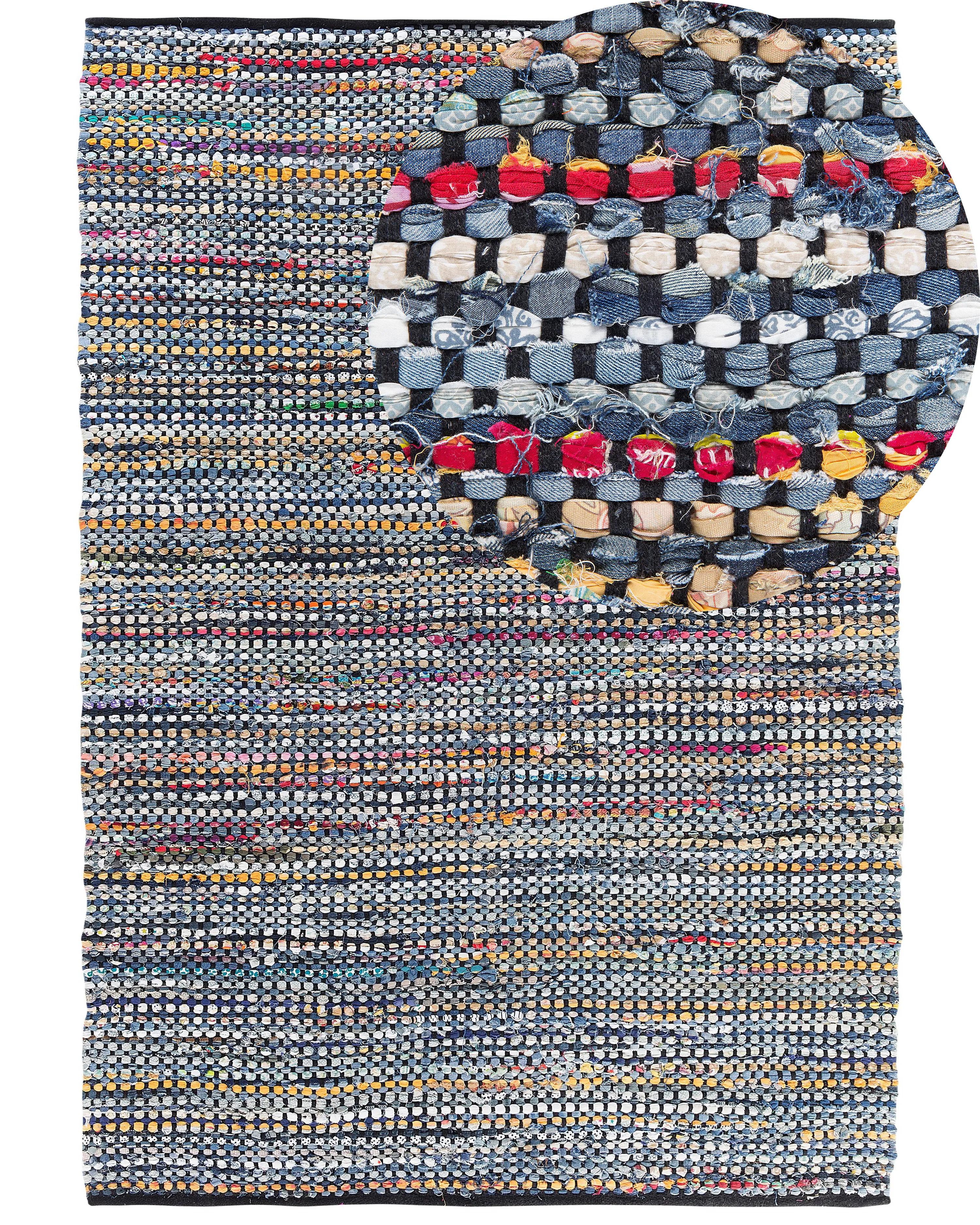 Rug ALANYA Multicolour 140 x 200 cm Cotton