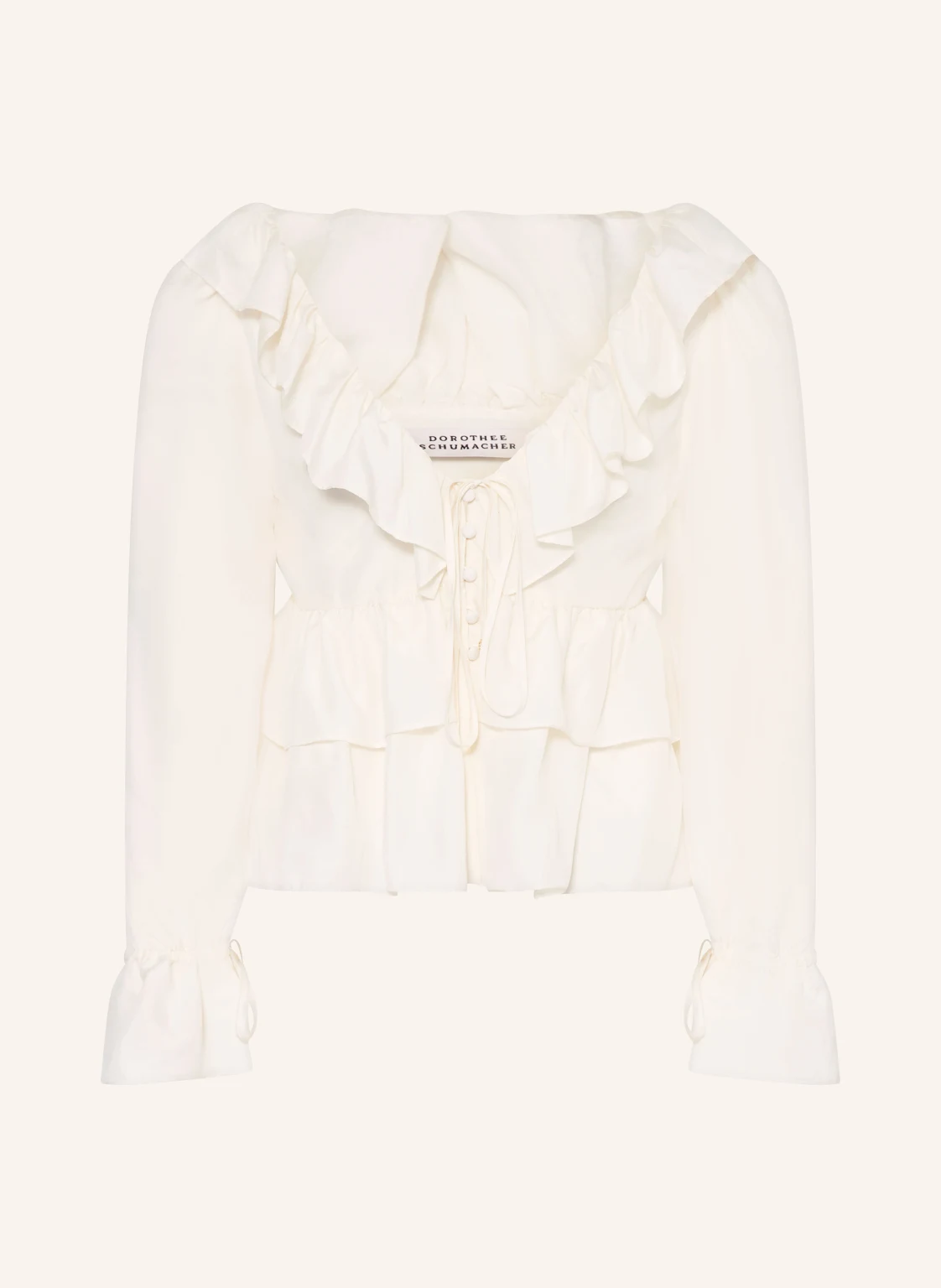DOROTHEE SCHUMACHER Seidenbluse PLAYFUL VOLUMES mit Volants