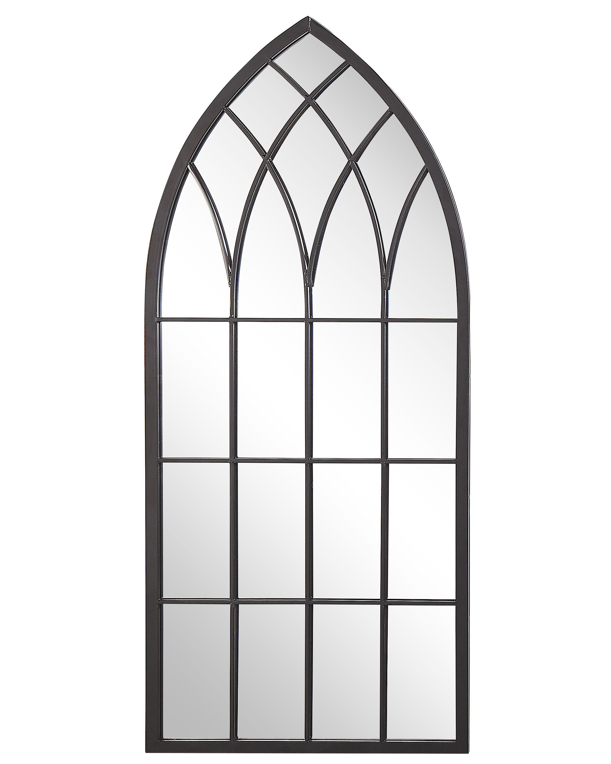 Lustro ścienne wiszące witryna 50x115 czarne