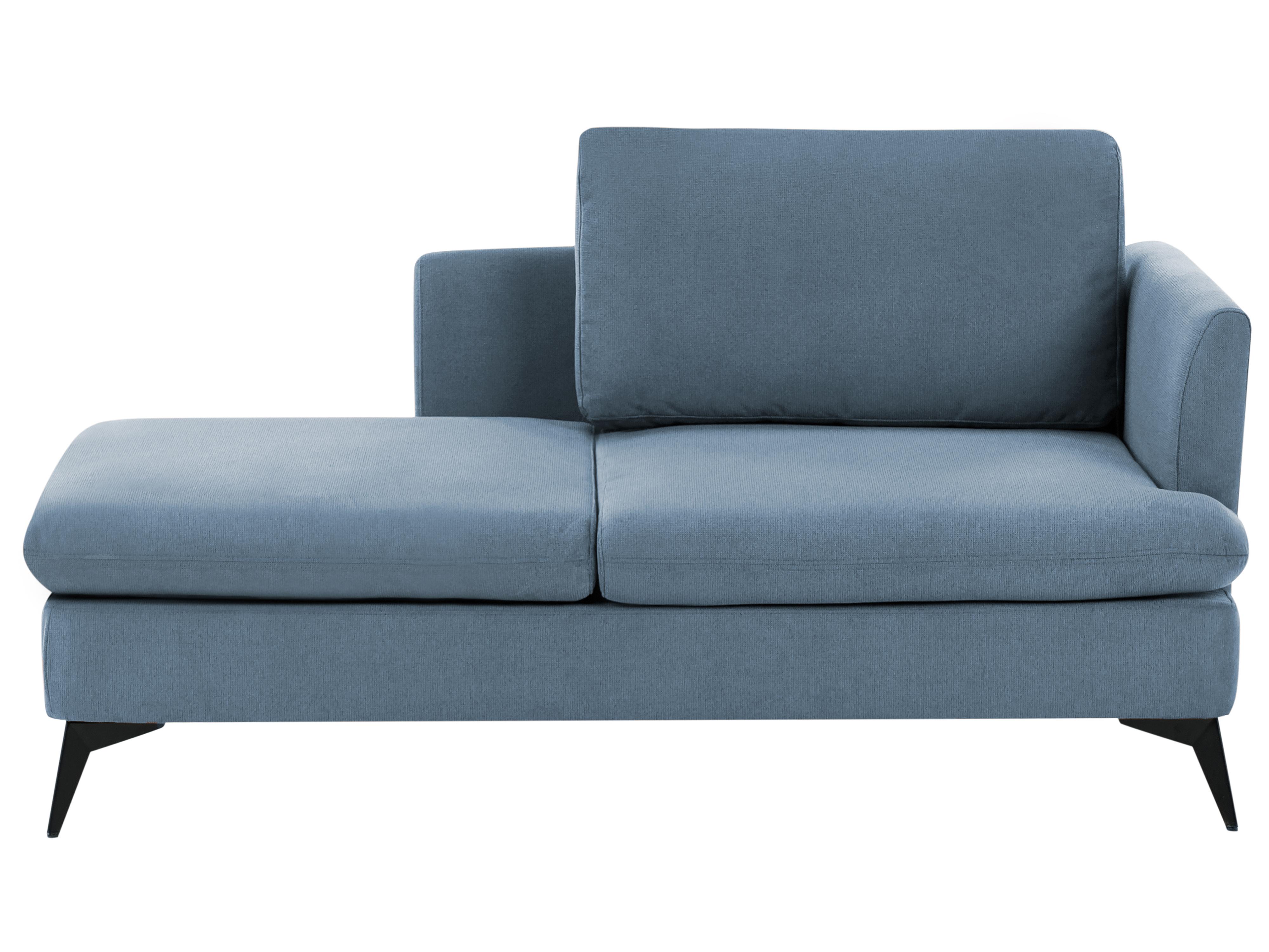 Right-Hand Chaise Longue SIEVOZ Fabric Blue