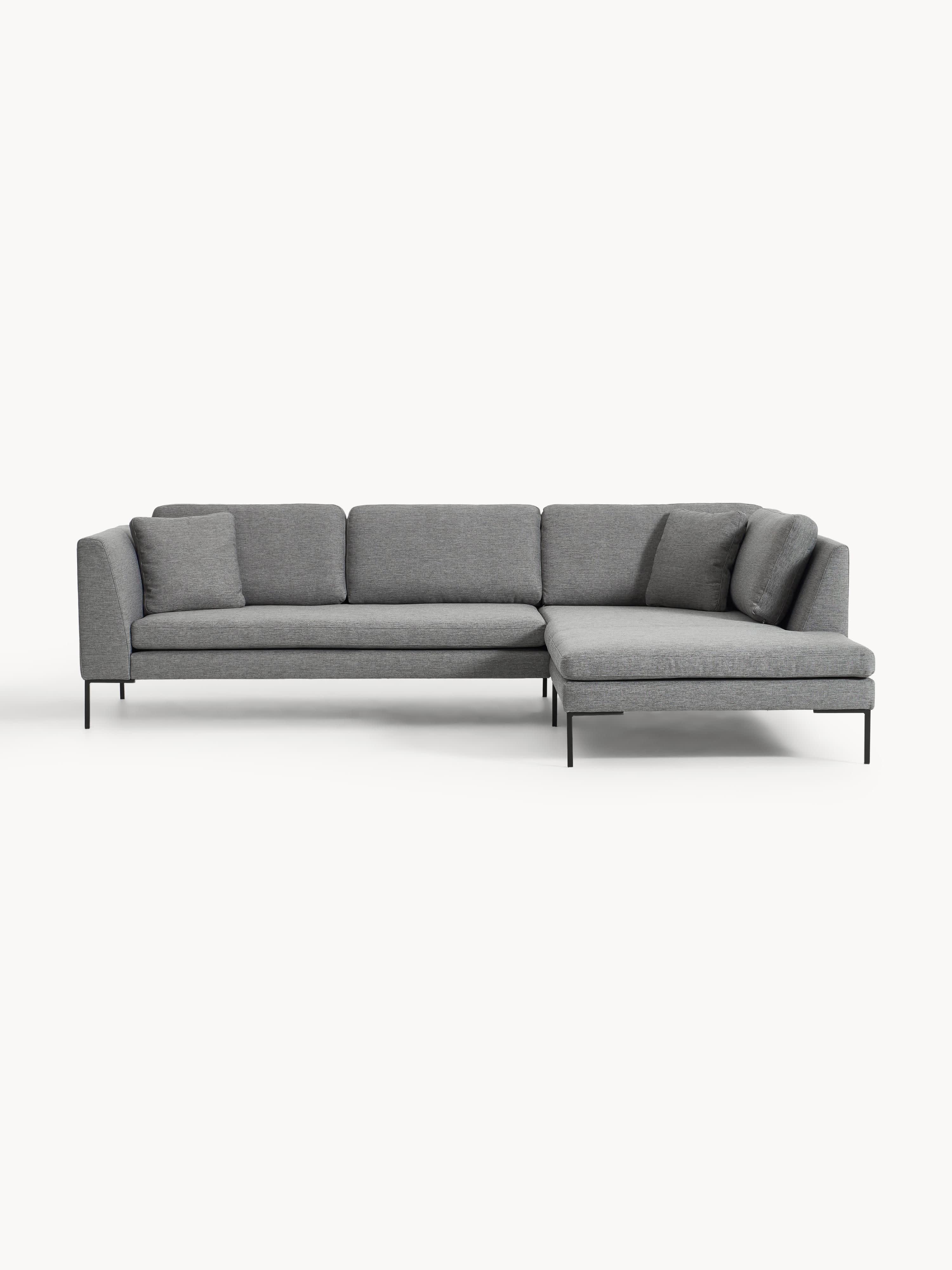 Ecksofa Emma mit Metall-Füßen