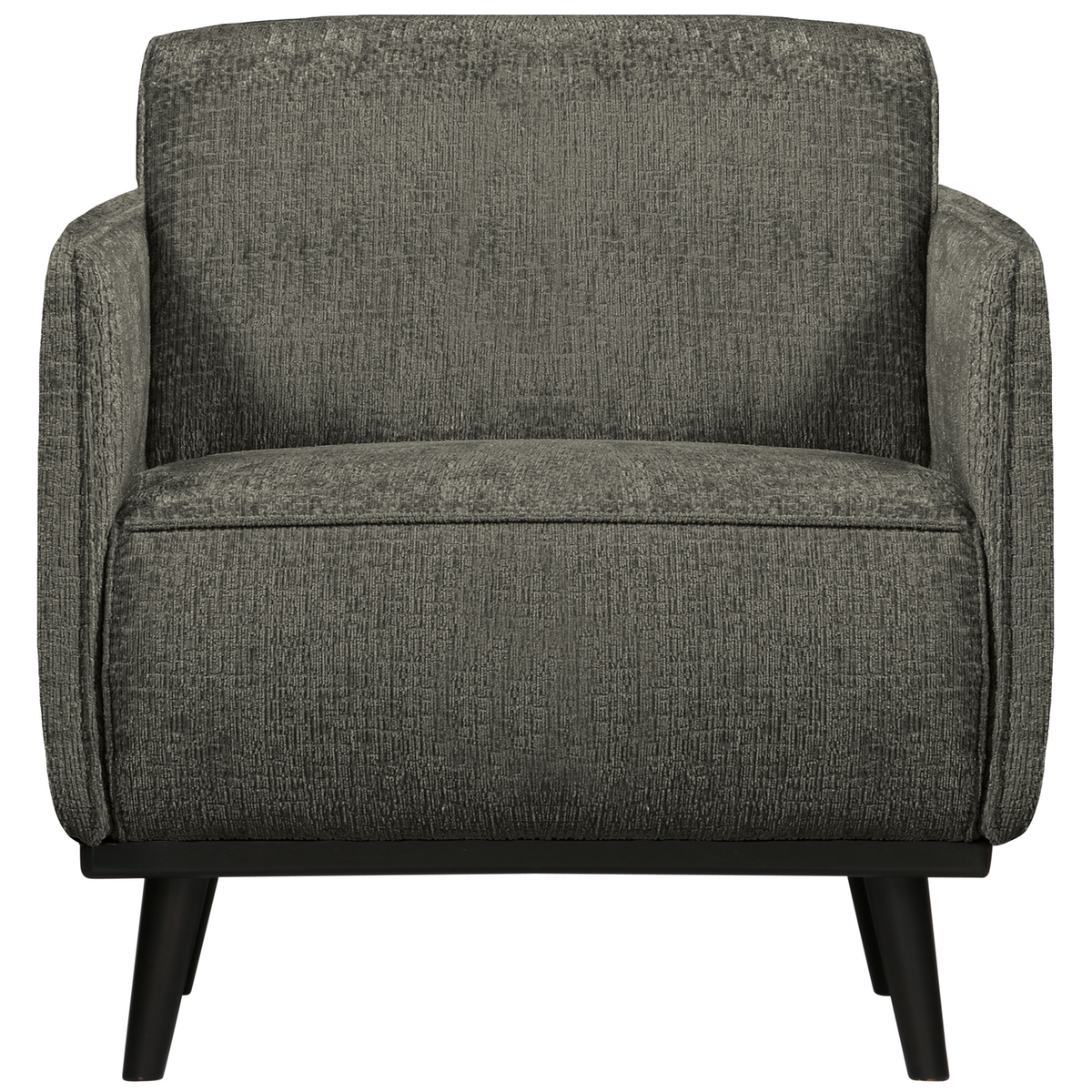 WOOOD fauteuil met arm Statement - Polyester - Frost - 77x72x93
