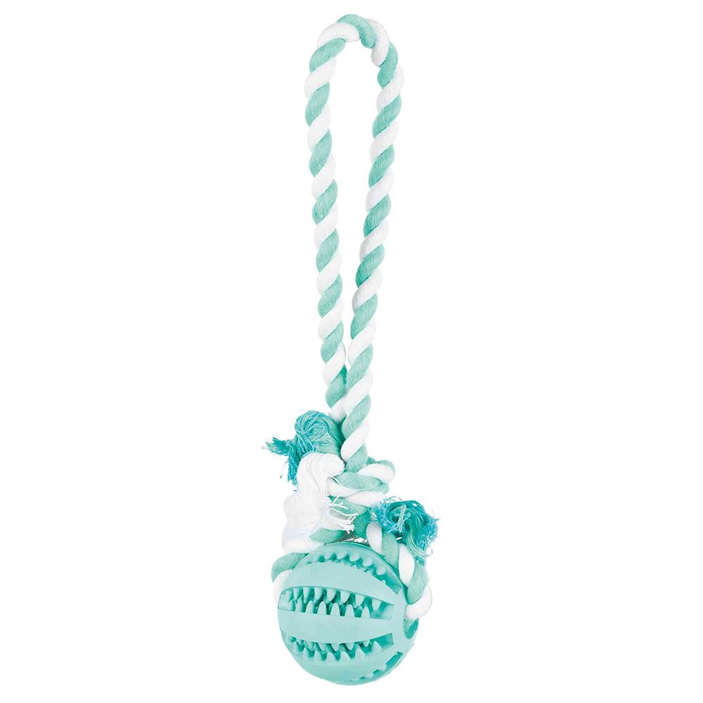 Trixie Denta Fun Play Rope with Ball