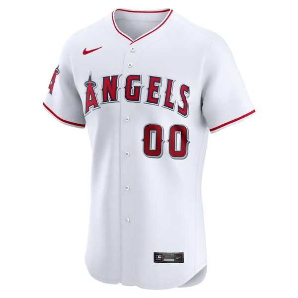 Los Angeles Angels Nike Home Elite Custom Jersey - White