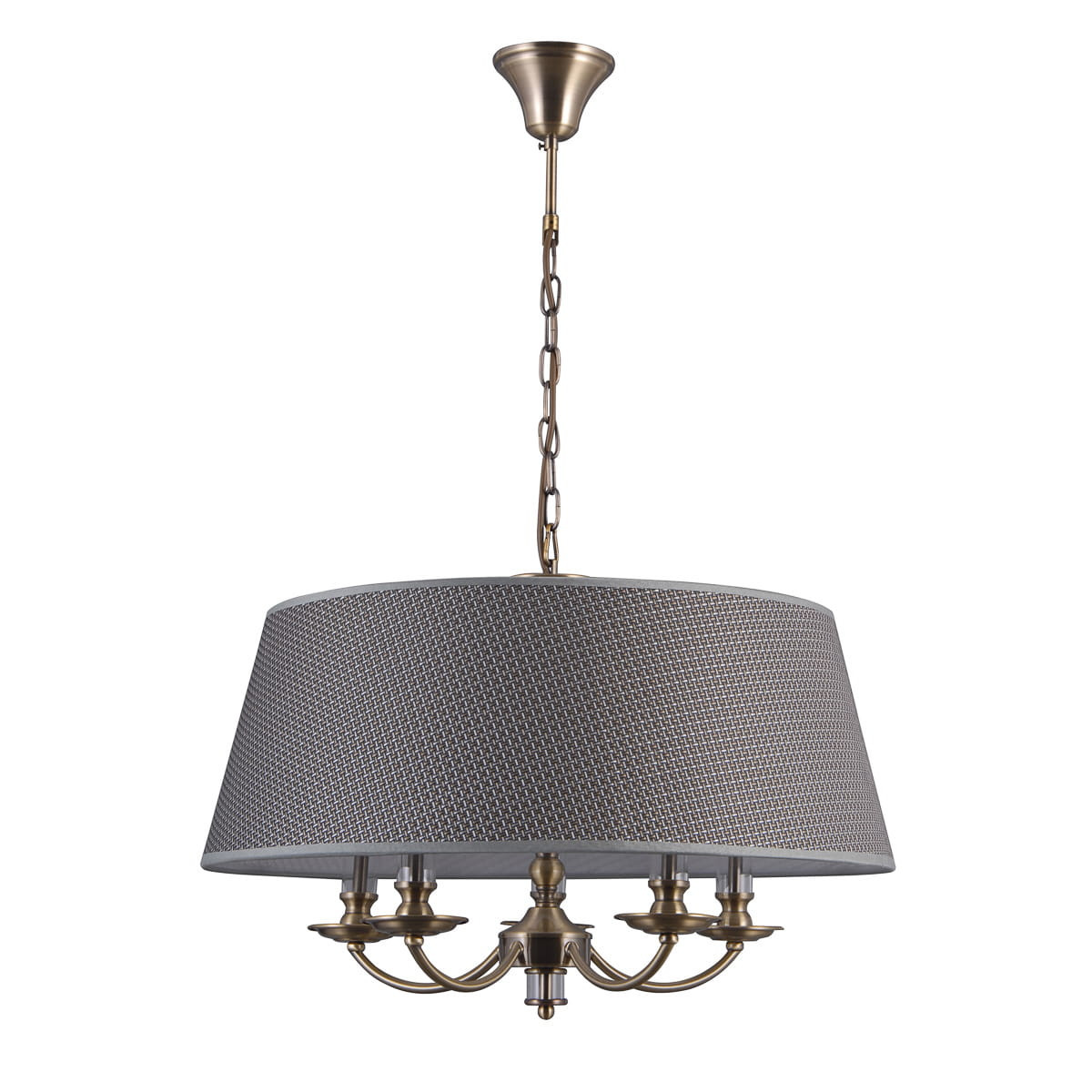 Lampa wisząca brąz antyczny Zanobi 5xE14x40W wym: 89x60x60 cm Italux