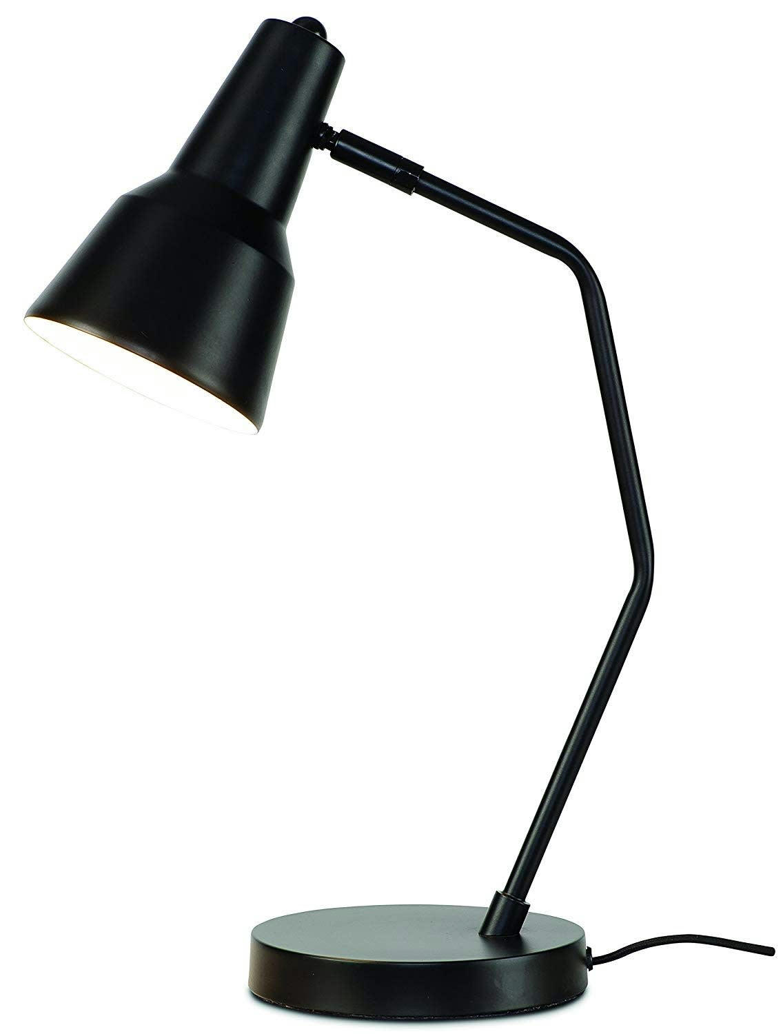VALENCIA - Lampe de table en fer noir H44cm