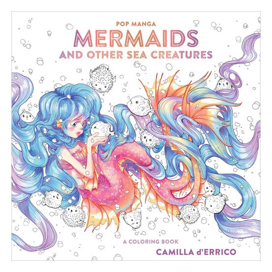 Pop Manga Mermaids Colouring Book
