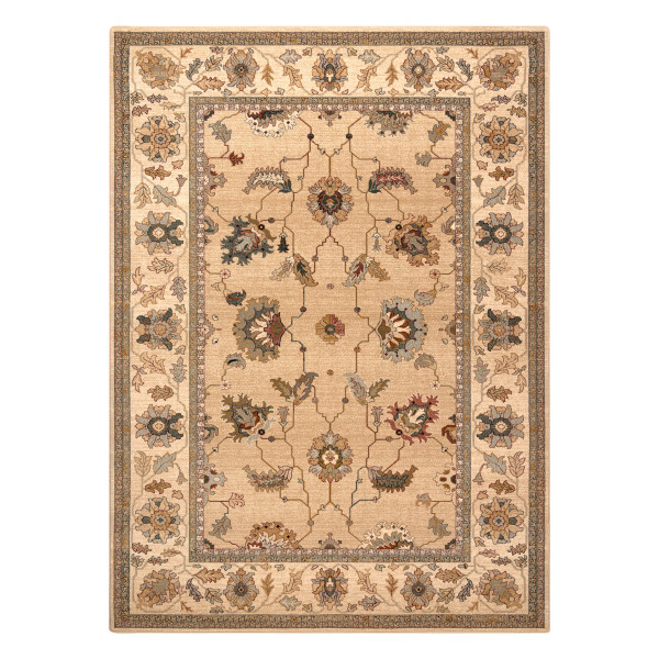 Dywan wełniany POLONIA Loare Ramka krem 170x235 cm
