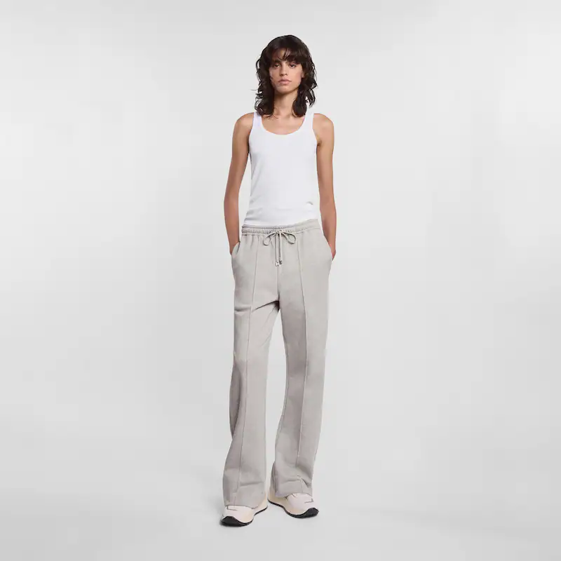 Trousers in cotton and cashmere