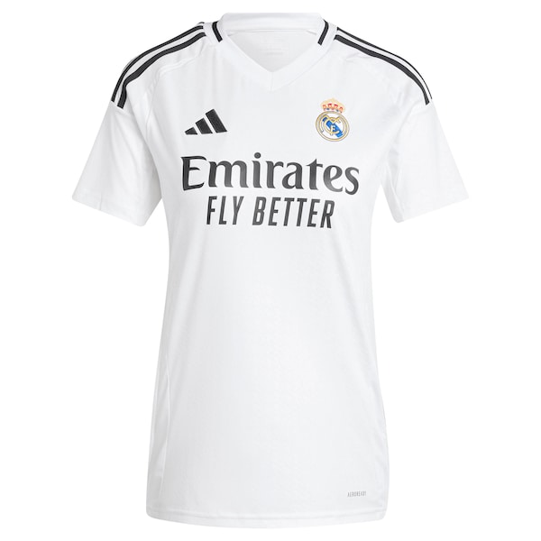 Vini Jr. Los Merengues adidas Women's 2024/25 Home Replica Player Jersey - White
