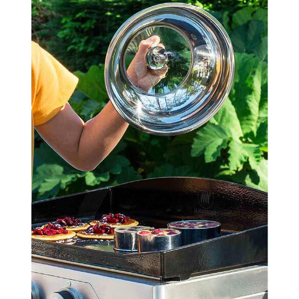 Cloche de cuisson en inox avec thermomètre (⌀ 33 cm) - Le Marquier