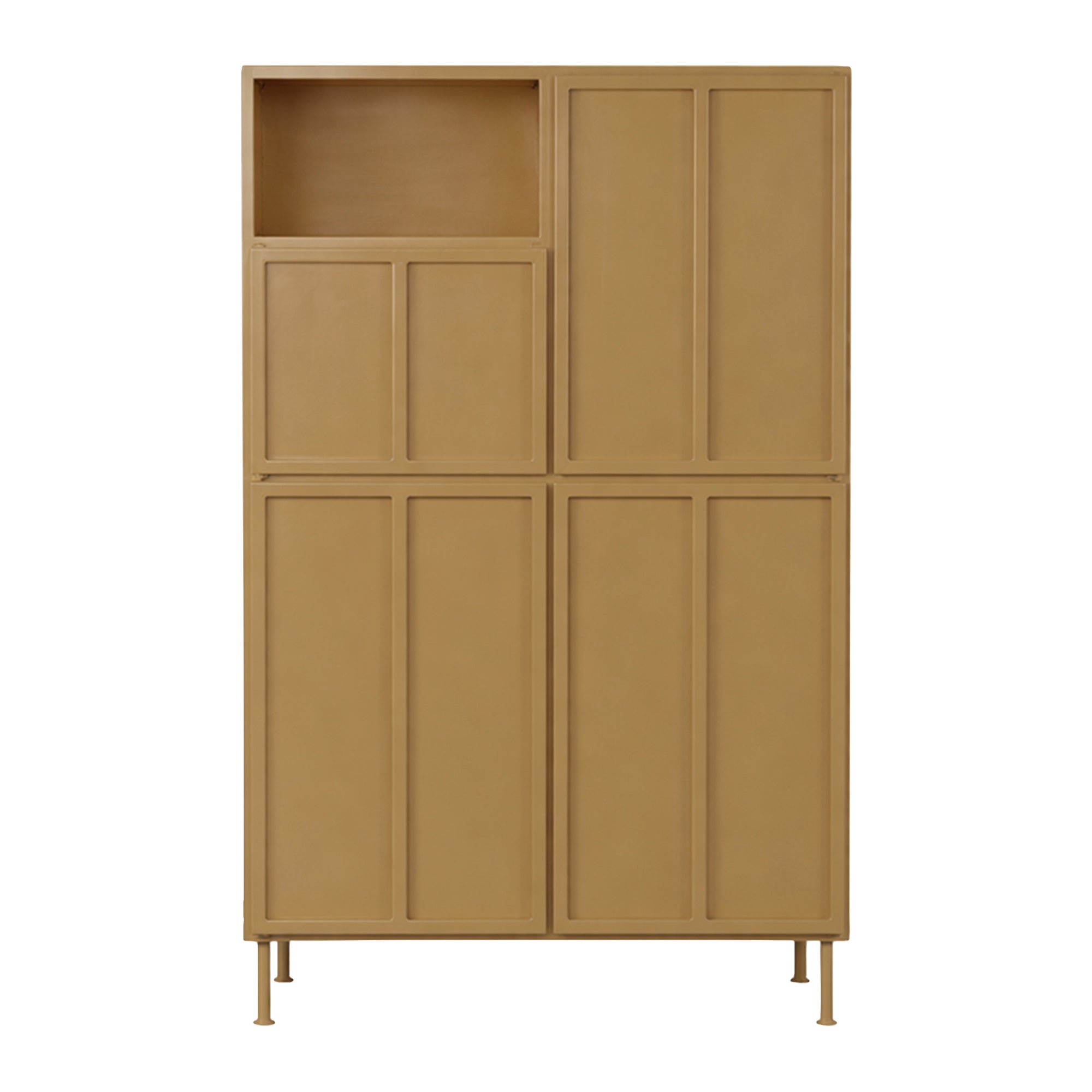 New Routz Ottawa Opbergkast Hoog - Mosterd